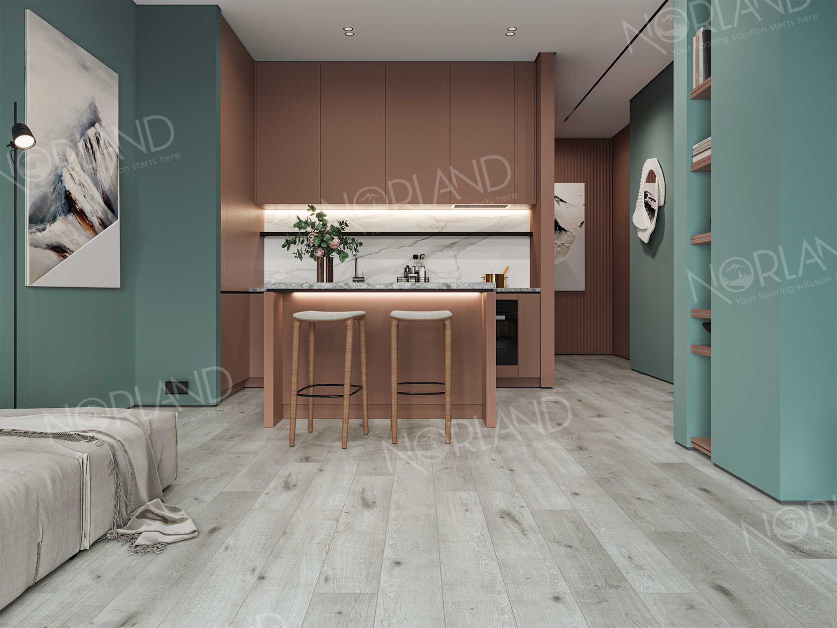 Ламинат Norland Элегантный LF301-16 Дуб Ислай