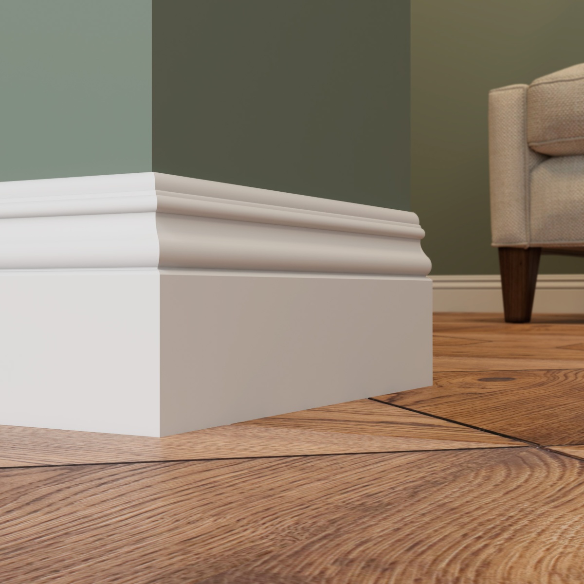 Плинтус Ultrawood ЛДФ Base 5271 i 2.00