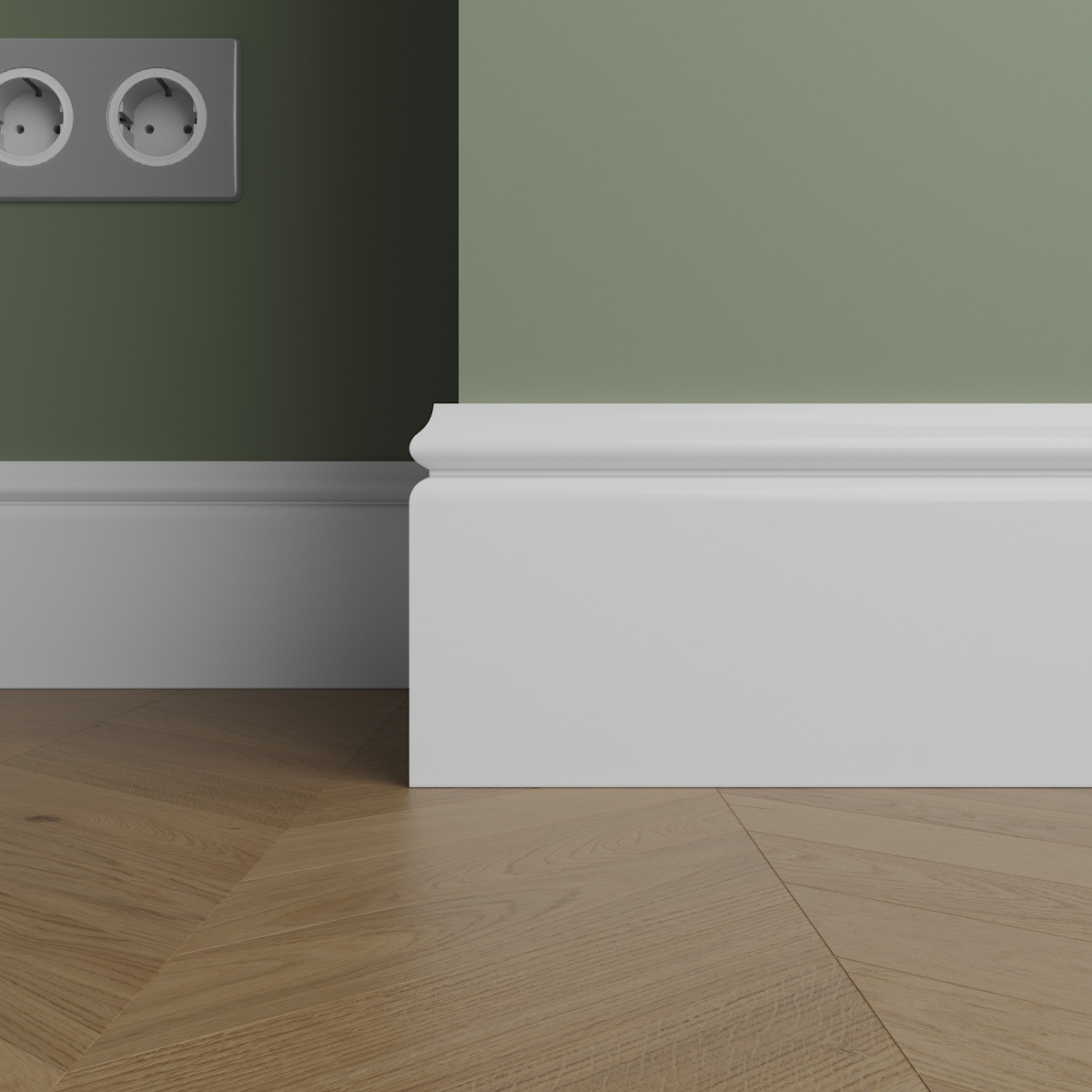 Плинтус Ultrawood ЛДФ Base 5501 i 2.00